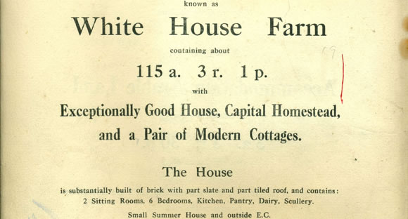 White House Farm sales particular 1927